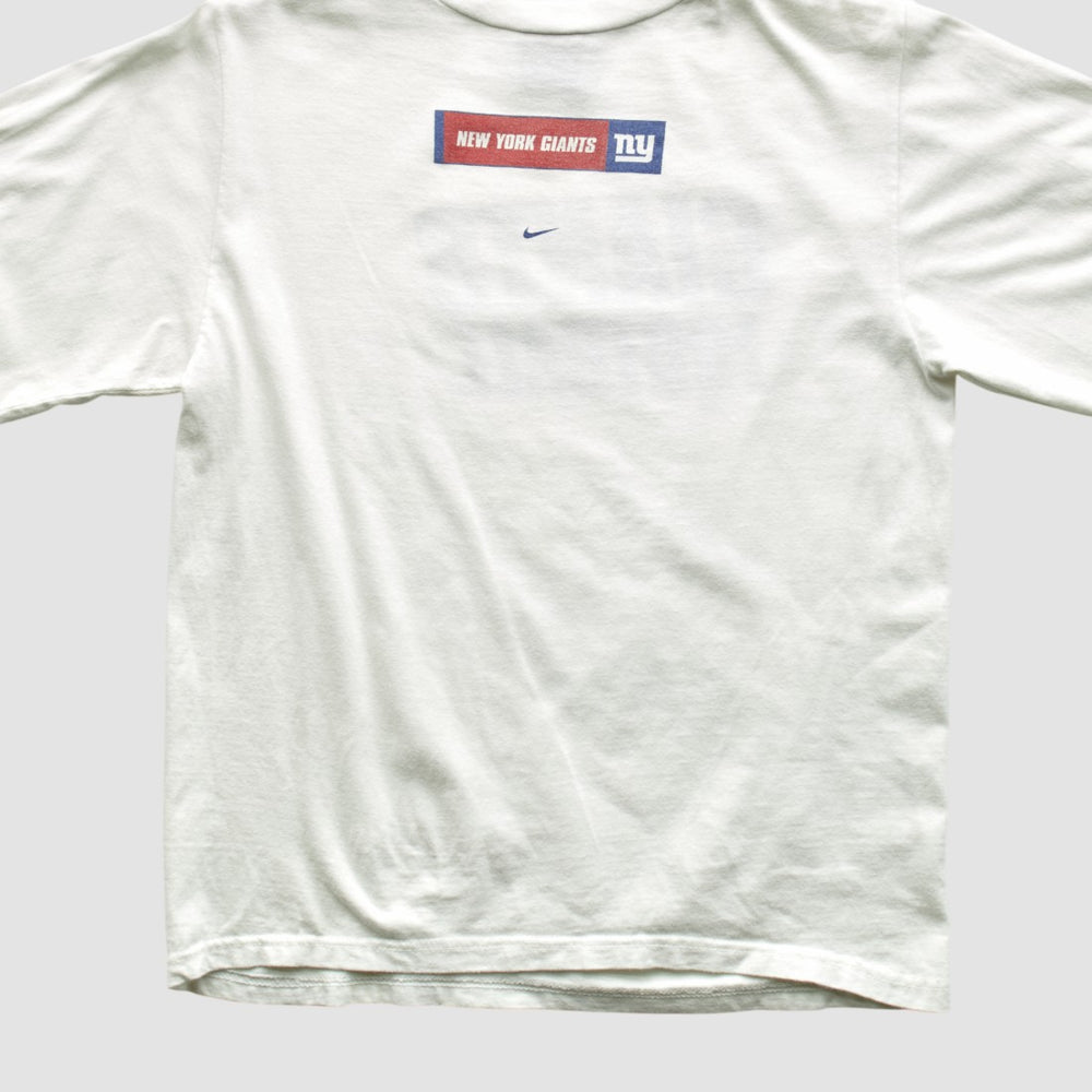 New York Giants 2000s Long Sleeve T-shirt White Vintage - Fanatics