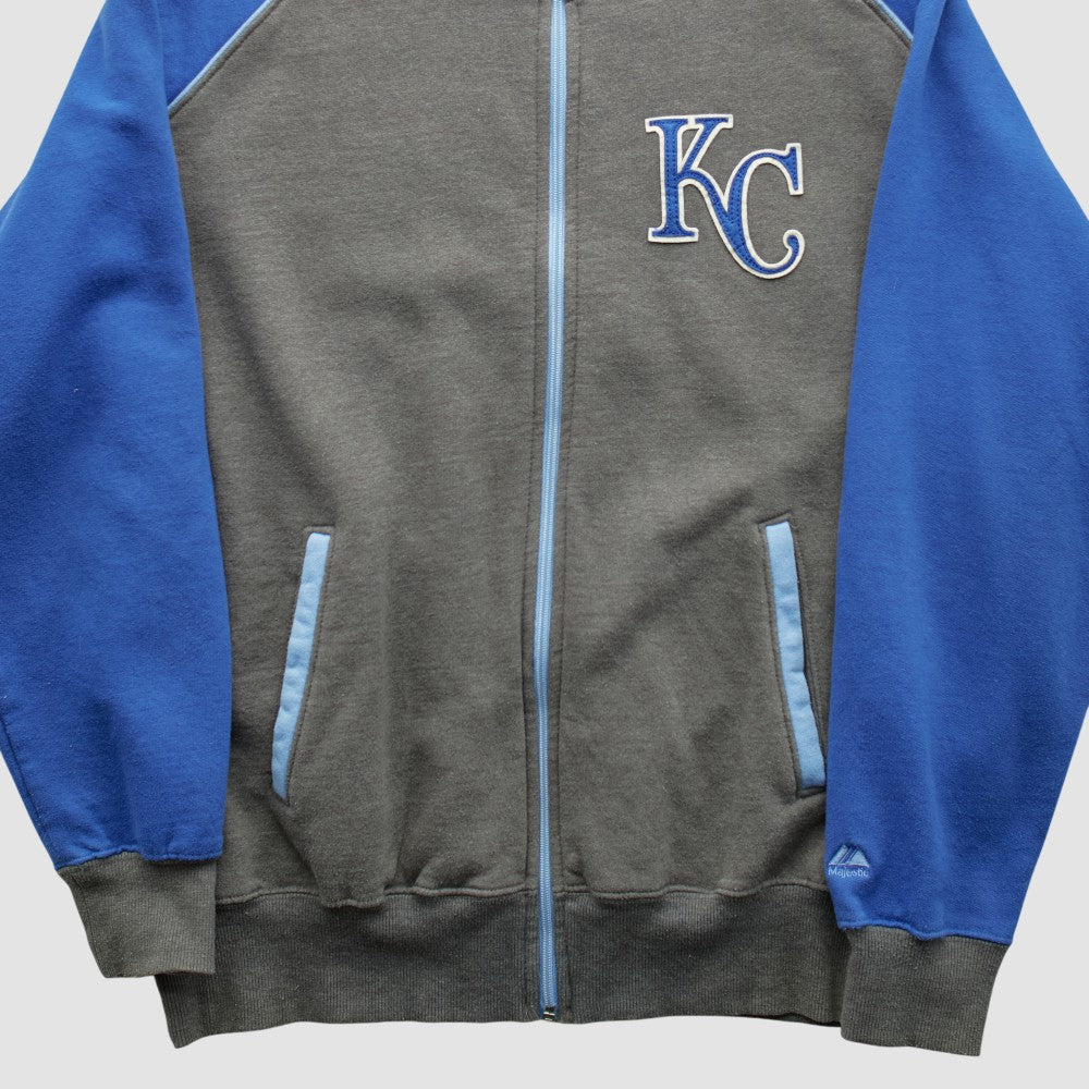 Kansas City Royals Majestic 2000s Full Zip Sweatshirt Near Me