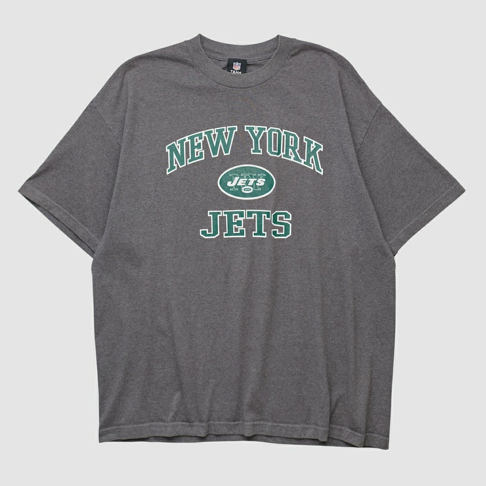 New York Jets NFL 2010s T-shirt Dark Heather Gray Vintage - Fanatics