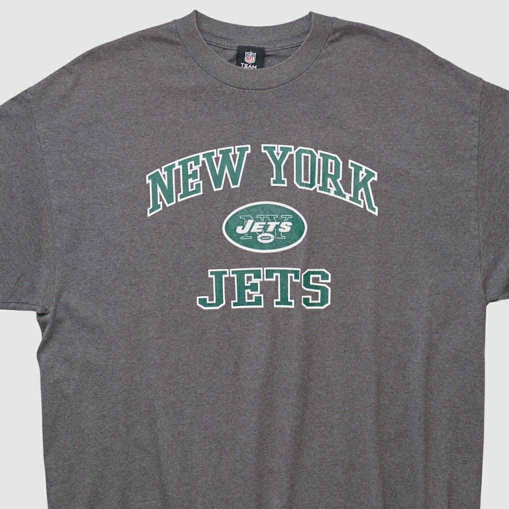 New York Jets NFL 2010s T-shirt Dark Heather Gray Vintage - Fanatics
