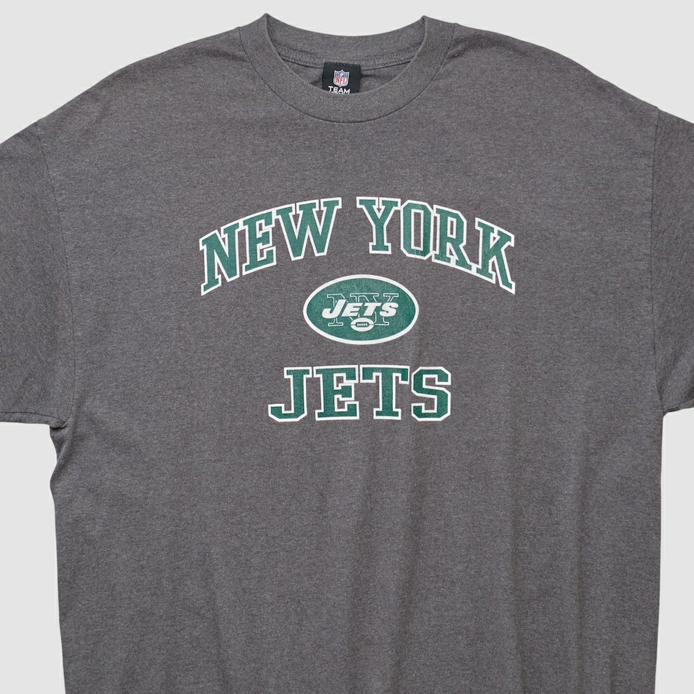 New York Jets NFL 2010s T-shirt Dark Heather Gray Vintage - Fanatics