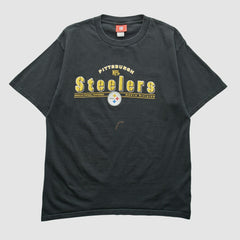 Pittsburgh Steelers NFL 2000s T-shirt Black Vintage - Fanatics