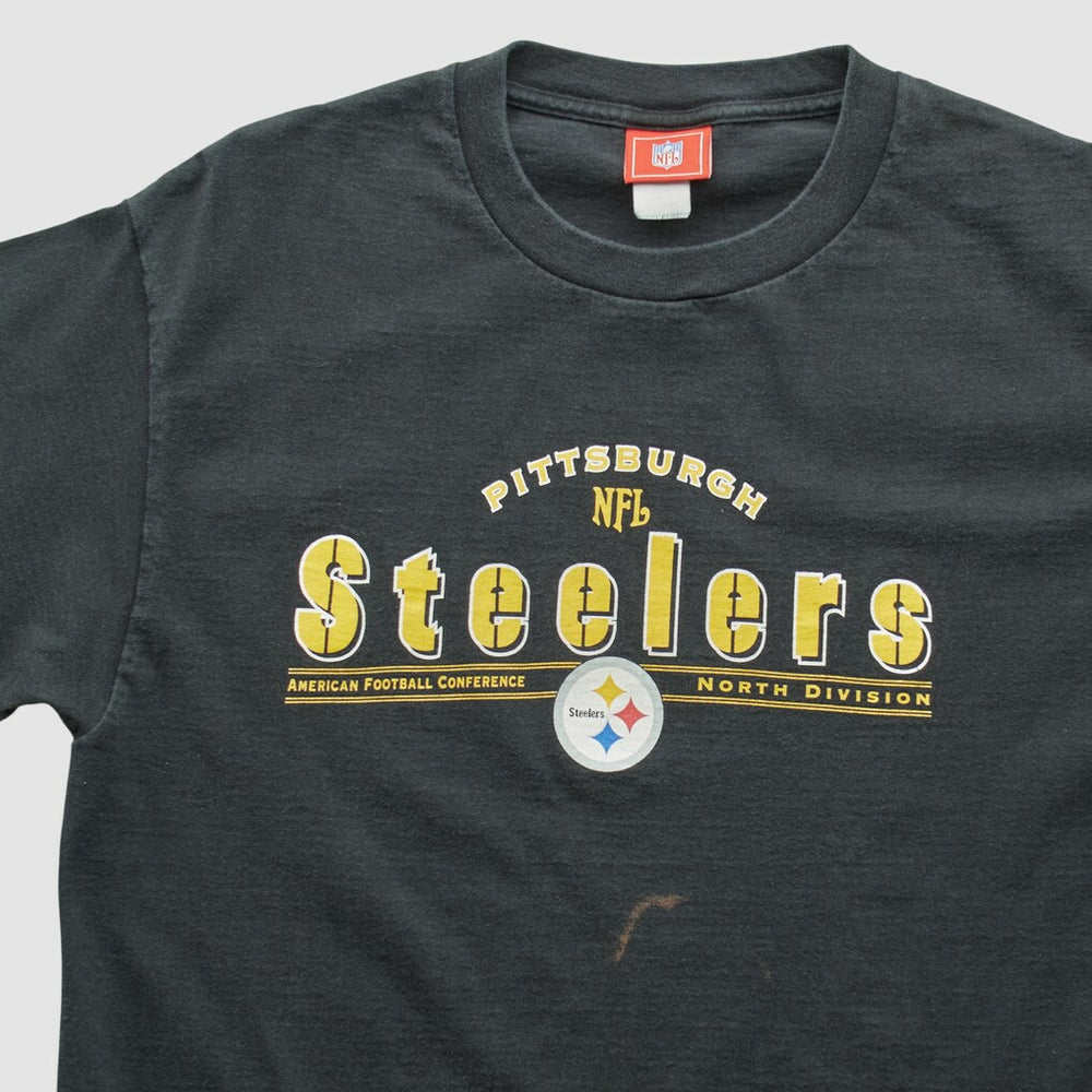 Pittsburgh Steelers NFL 2000s T-shirt Black Vintage - Fanatics