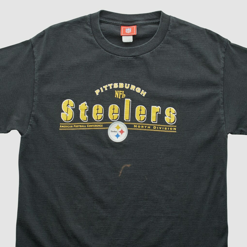 Pittsburgh Steelers NFL 2000s T-shirt Black Vintage - Fanatics