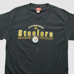 Pittsburgh Steelers NFL 2000s T-shirt Black Vintage - Fanatics