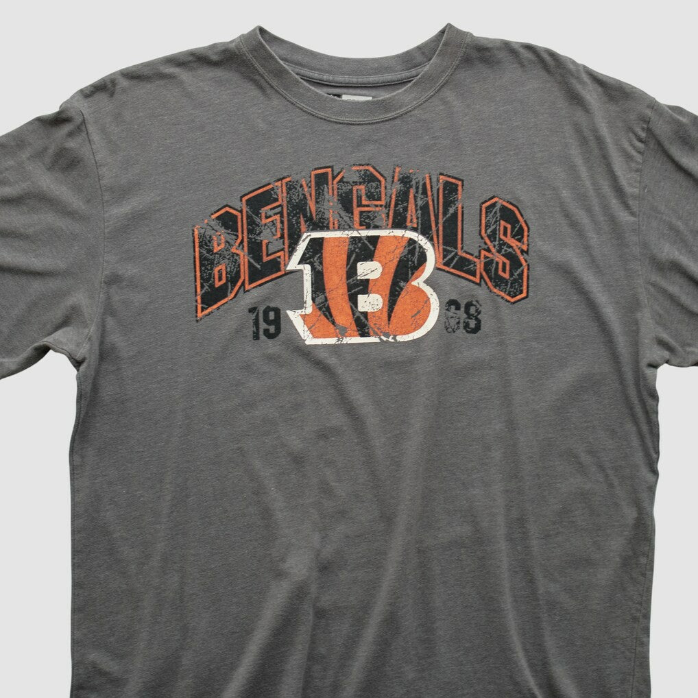 Cincinnati Bengals NFL 2010s T-shirt Charcoal Vintage - Fanatics