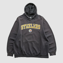 Pittsburgh Steelers NFL 2010s Hooded Pullover Sweatshirt Black Vintage - Fanatics