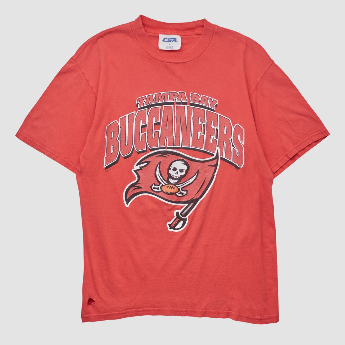 Tampa Bay Buccaneers CSA 2000s T-shirt Red Vintage - Fanatics