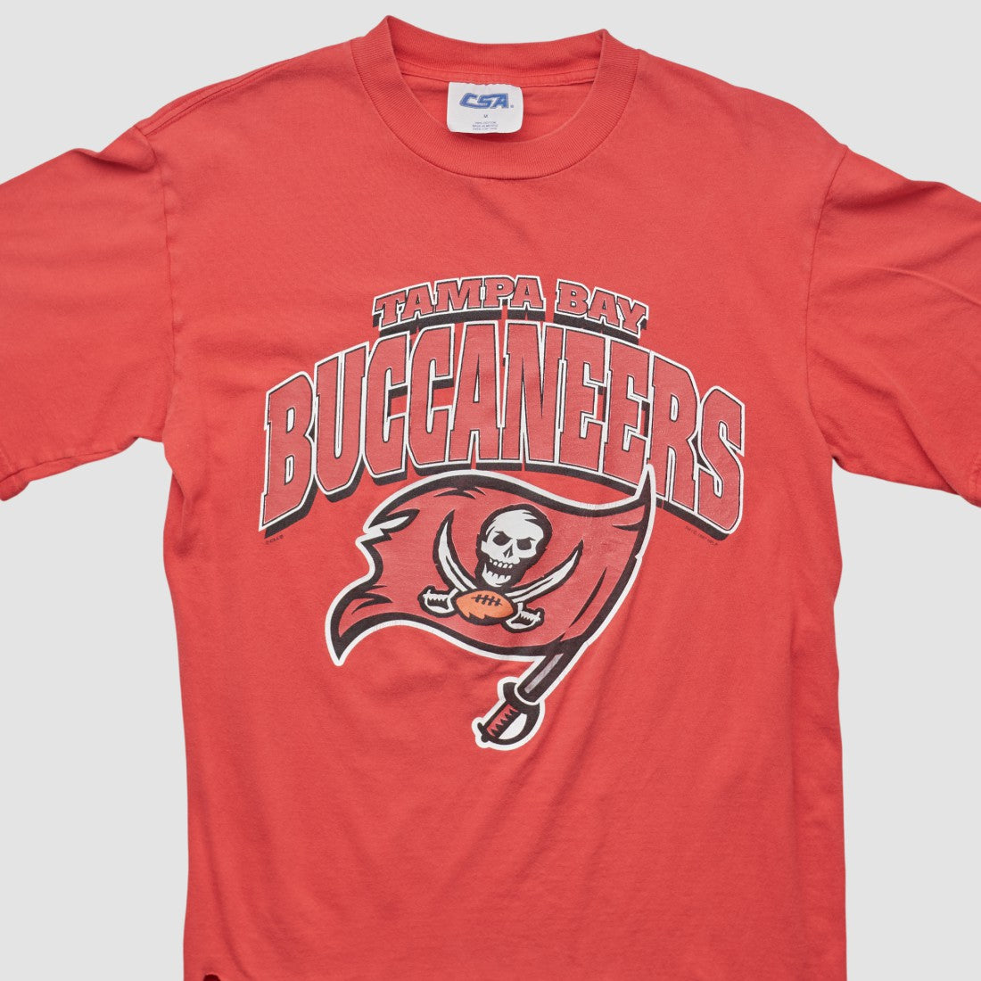 Tampa Bay Buccaneers CSA 2000s T-shirt Red Vintage - Fanatics