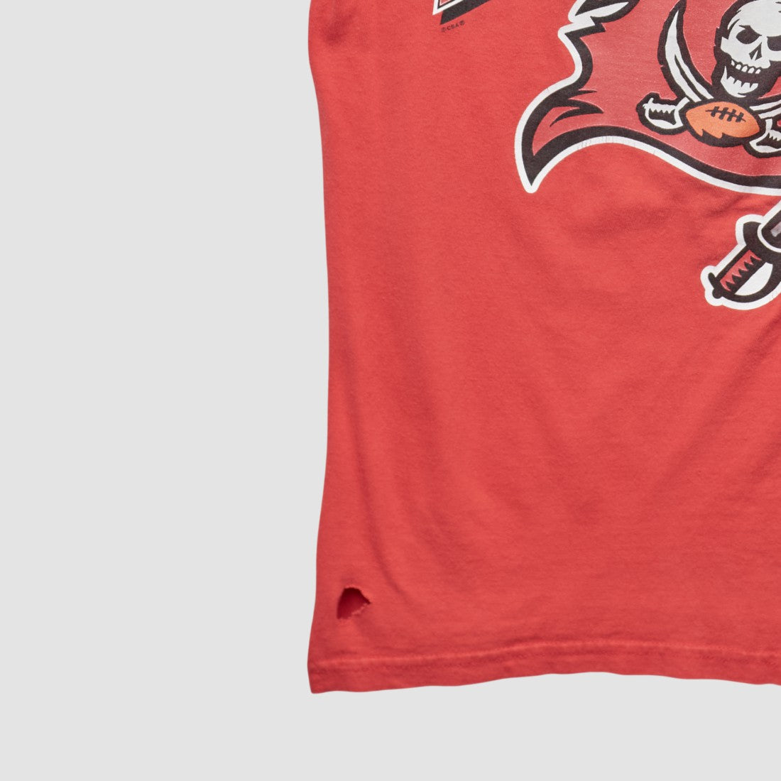 Tampa Bay Buccaneers CSA 2000s T-shirt Red Vintage - Fanatics