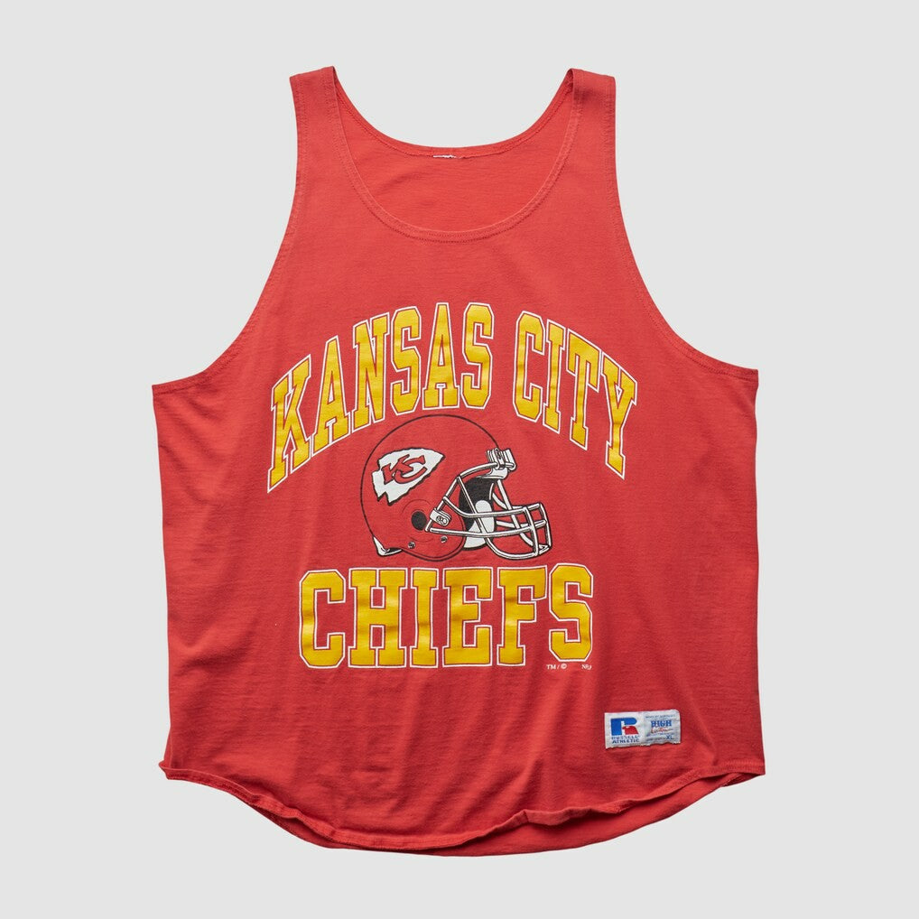 Kansas City Chiefs Russell 90s Tank Red Vintage - Fanatics