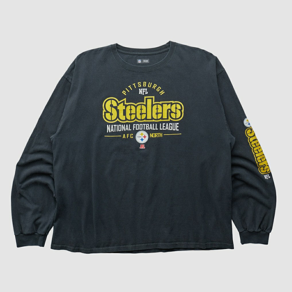 Pittsburgh Steelers NFL 2010s Long Sleeve T-shirt Black Vintage - Fanatics