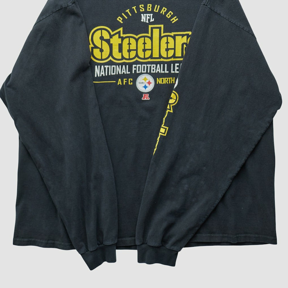 Pittsburgh Steelers NFL 2010s Long Sleeve T-shirt Black Vintage - Fanatics