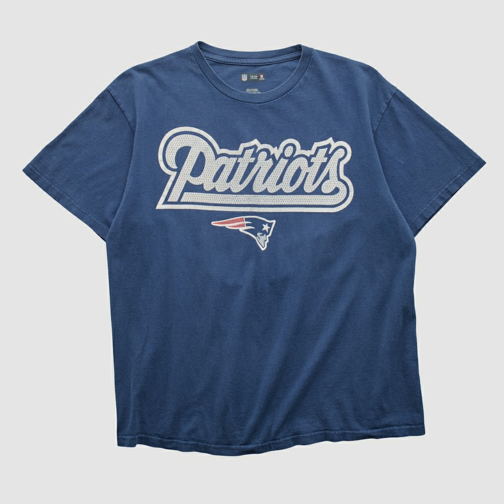New England Patriots NFL 2000s T-shirt Navy Vintage - Fanatics