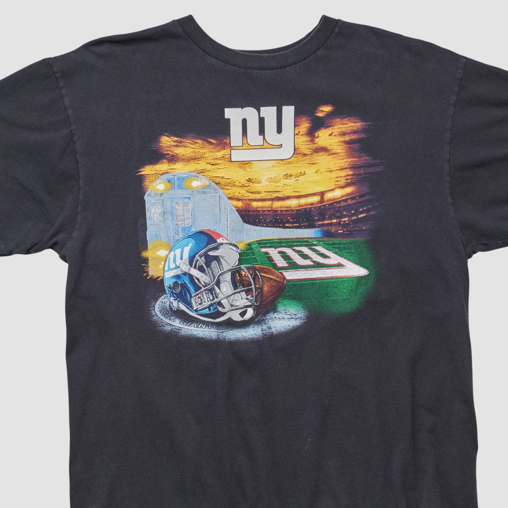 New York Giants NFL 2010s T-shirt Black Vintage - Fanatics