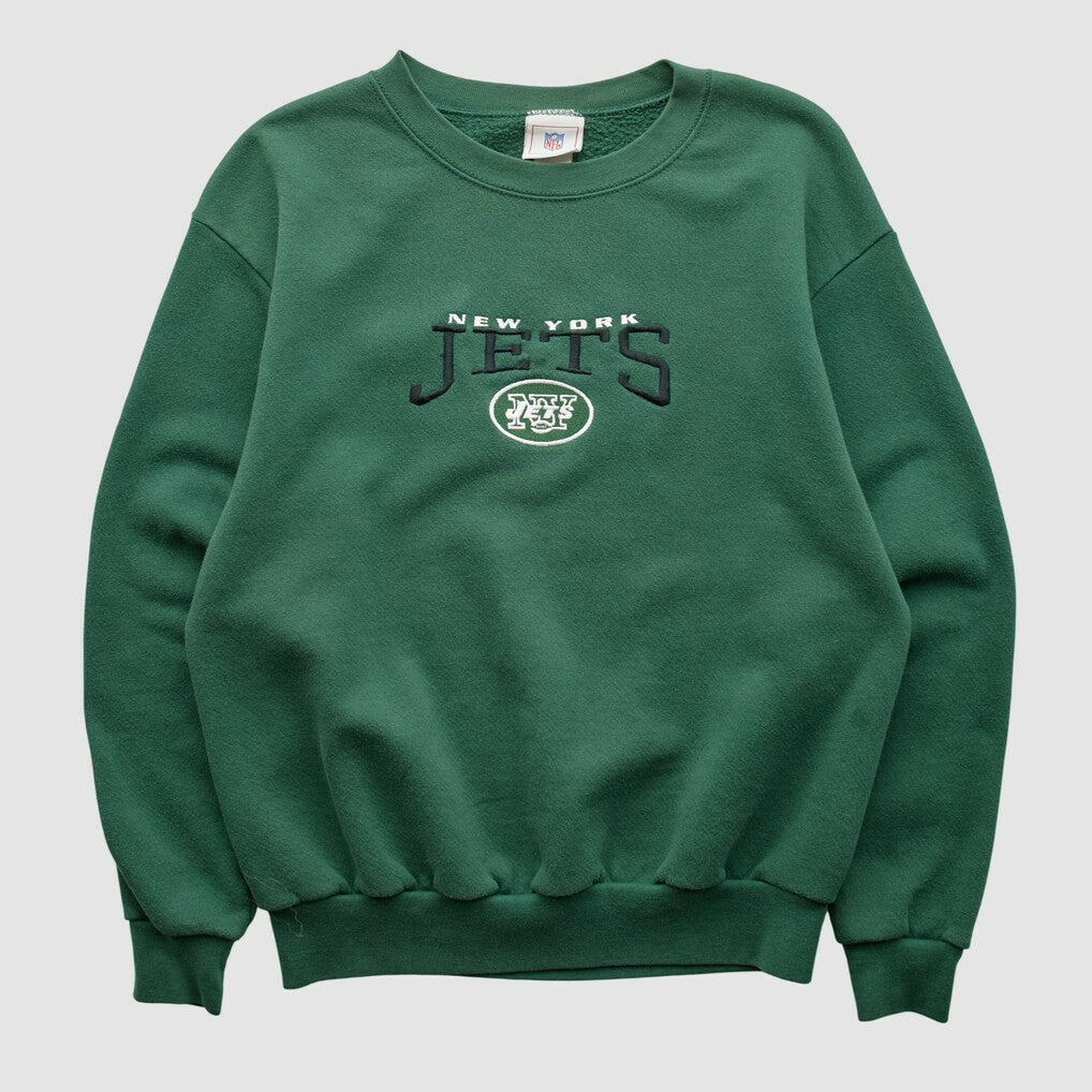 New York Jets NFL 2000s Pullover Sweatshirt Green Vintage - Fanatics