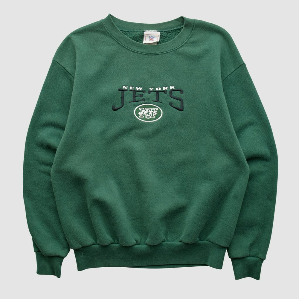 New York Jets NFL 2000s Pullover Sweatshirt Green Vintage - Fanatics