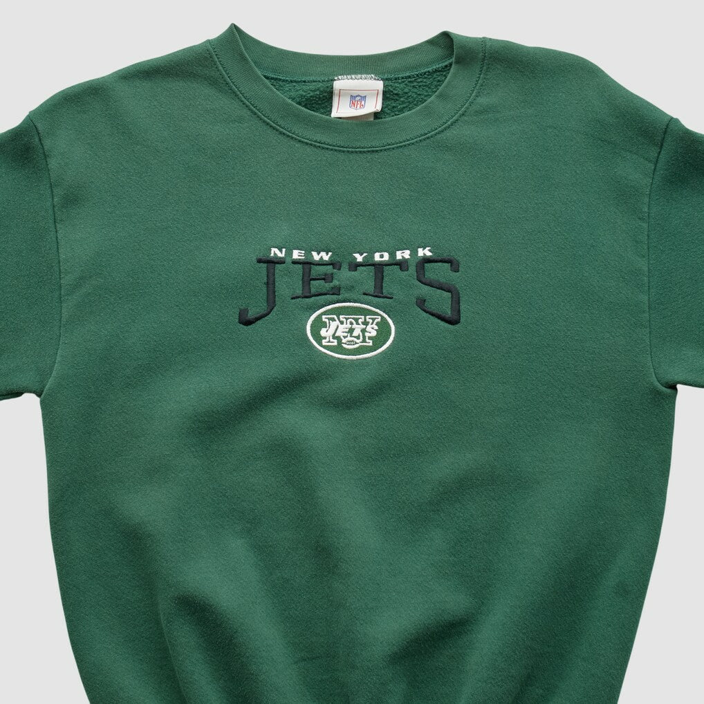 New York Jets NFL 2000s Pullover Sweatshirt Green Vintage - Fanatics