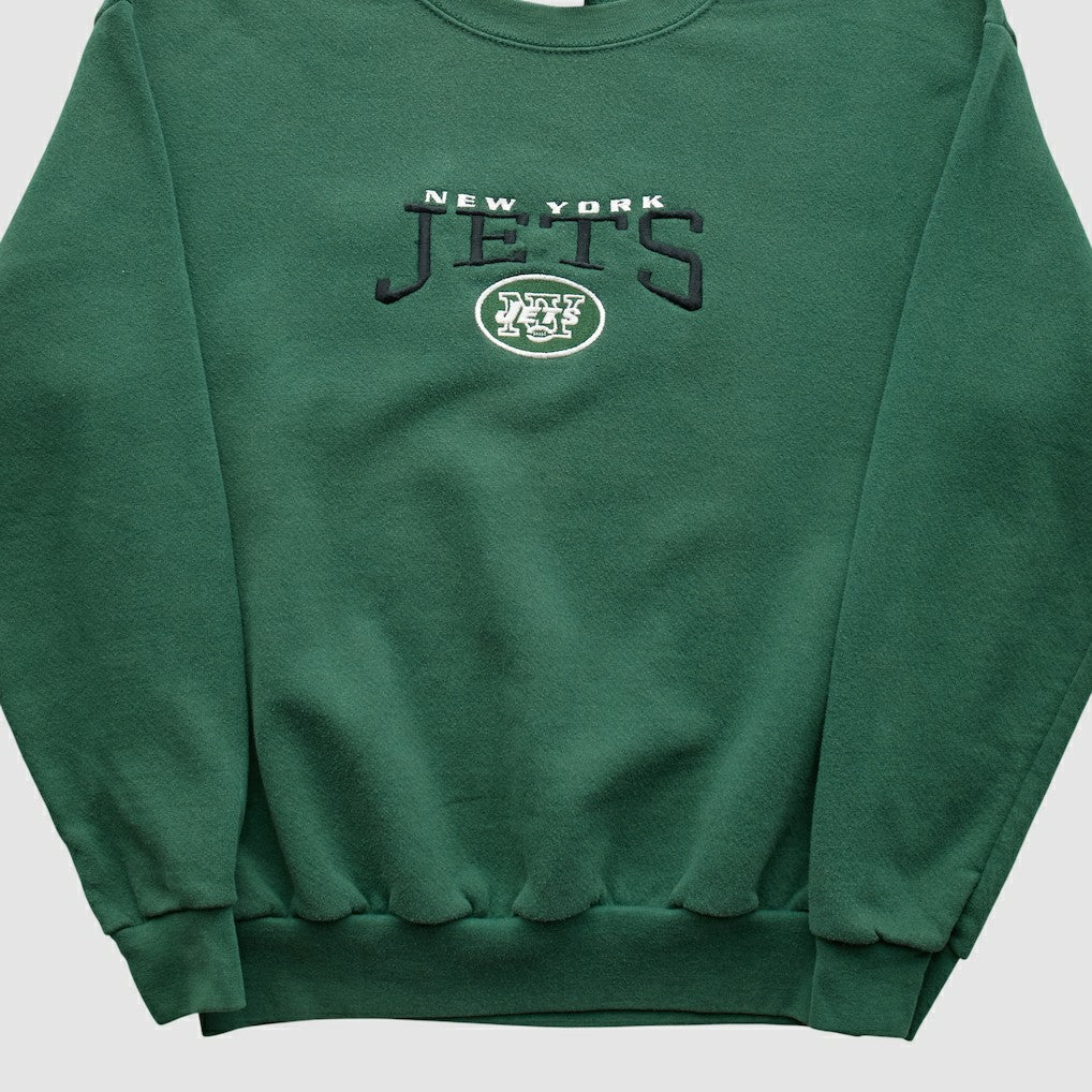 New York Jets NFL 2000s Pullover Sweatshirt Green Vintage - Fanatics