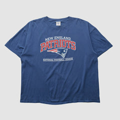 New England Patriots NFL 2000s T-shirt Navy Vintage - Fanatics