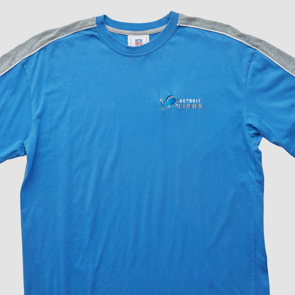 Detroit Lions NFL 2000s T-shirt Blue Vintage - Fanatics