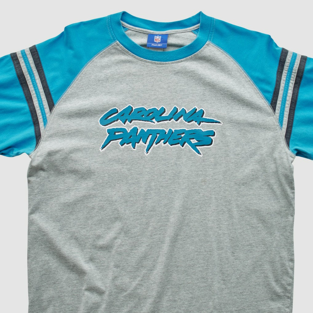 Carolina Panthers Reebok 2000s Long Sleeve T-shirt Heather Gray Vintage - Fanatics
