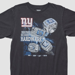 New York Giants Reebok 2000s T-shirt Black Vintage - Fanatics