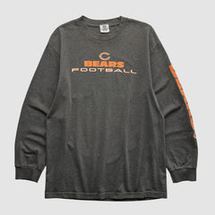 Chicago Bears NFL 2010s Long Sleeve T-shirt Dark Heather Gray Vintage - Fanatics