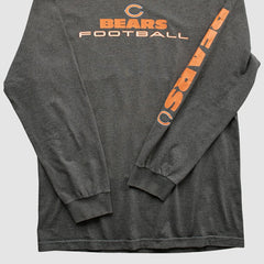 Chicago Bears NFL 2010s Long Sleeve T-shirt Dark Heather Gray Vintage - Fanatics