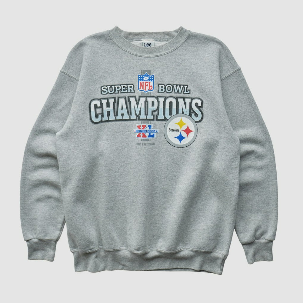 Pittsburgh Steelers Lee Apparel 2006 Pullover Sweatshirt Heather Gray Vintage - Fanatics