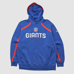 New York Giants Reebok 2000s Hooded Pullover Sweatshirt Blue Vintage - Fanatics