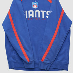 New York Giants Reebok 2000s Hooded Pullover Sweatshirt Blue Vintage - Fanatics
