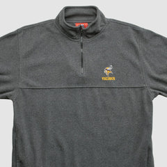 Minnesota Vikings NFL 2000s 1/4 Zip Sweatshirt Dark Heather Gray Vintage - Fanatics