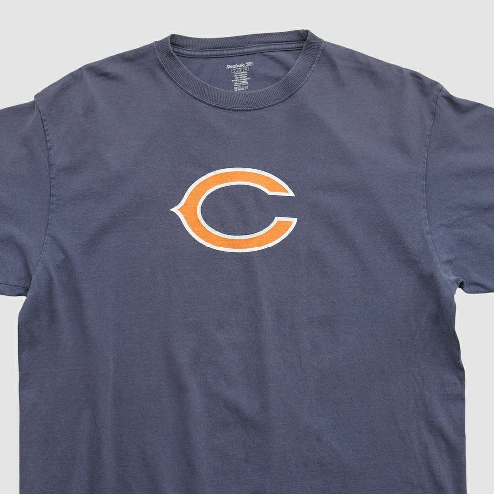 Chicago Bears Reebok 2000s T-shirt Navy Vintage - Fanatics