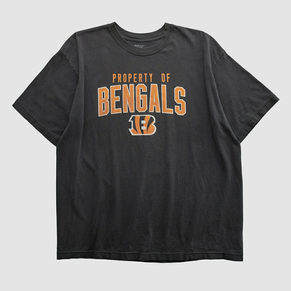 Cincinnati Bengals Reebok 2000s T-shirt Black Vintage - Fanatics