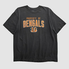 Cincinnati Bengals Reebok 2000s T-shirt Black Vintage - Fanatics