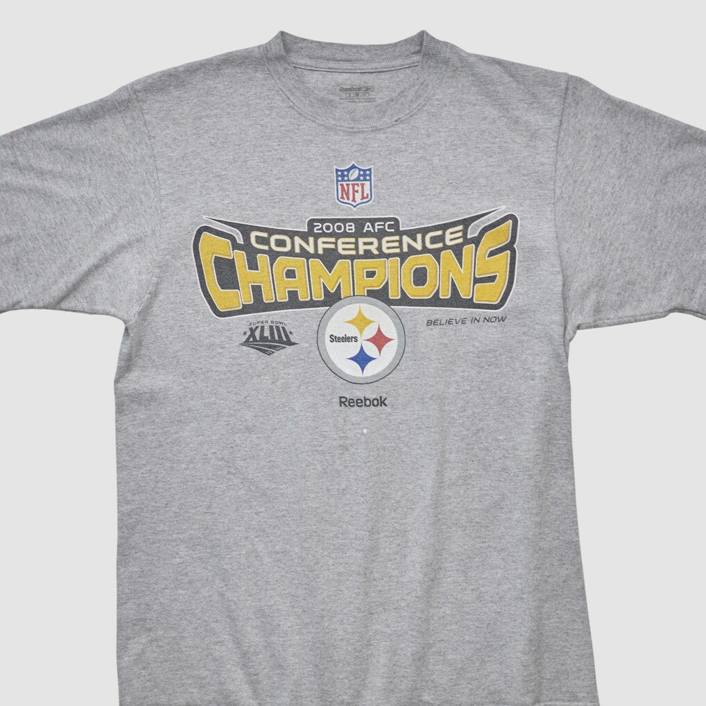 Conference Champions Reebok 2008 T-shirt Heather Gray Vintage - Fanatics