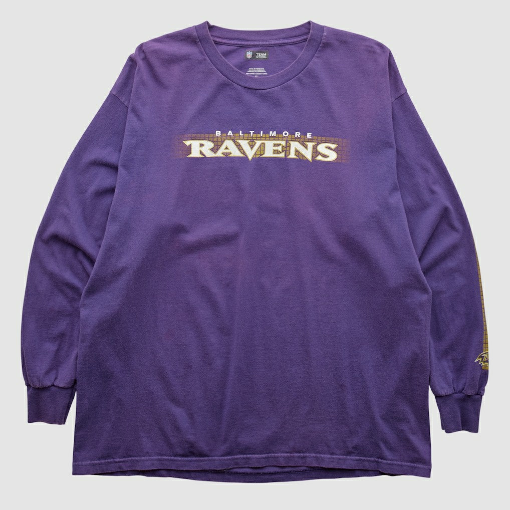 Baltimore Ravens NFL 2010s Long Sleeve T-shirt Purple Vintage - Fanatics