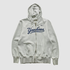 New York Yankees Nike 2000s Hooded Full Zip Sweatshirt On Sale
