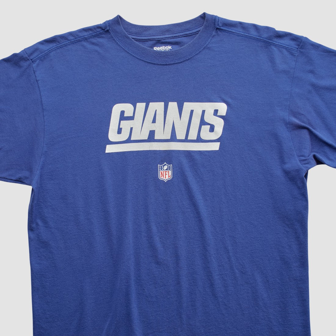 New York Giants Reebok 2000s T-shirt Blue Vintage - Fanatics