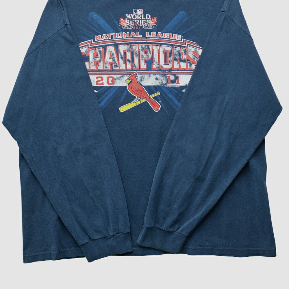 St. Louis Cardinals Alstyle 2011 Long Sleeve T-shirt On Sale