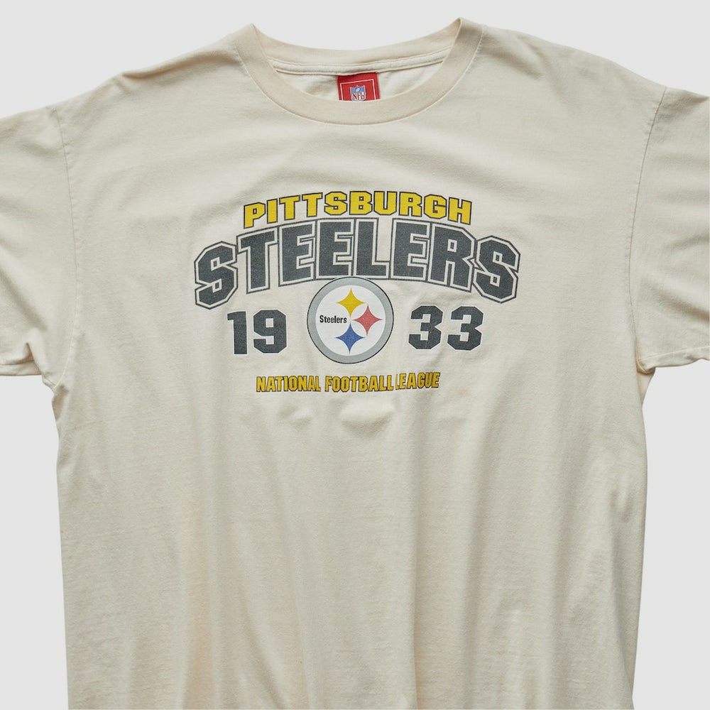 Pittsburgh Steelers NFL 2000s T-shirt Beige Vintage - Fanatics