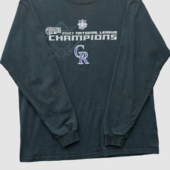 Colorado Rockies Delta 2007 Long Sleeve T-shirt Clearance