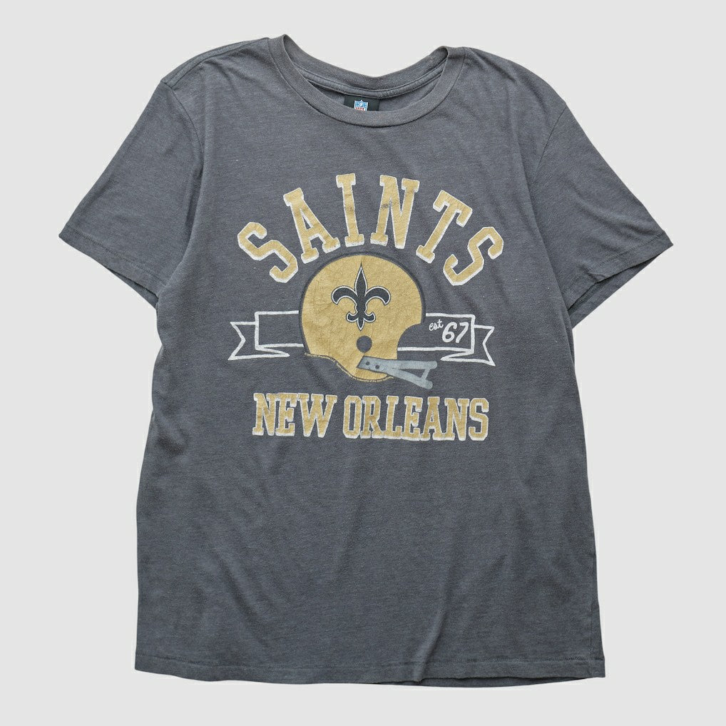 New Orleans Saints NFL 2010s T-shirt Gray Vintage - Fanatics