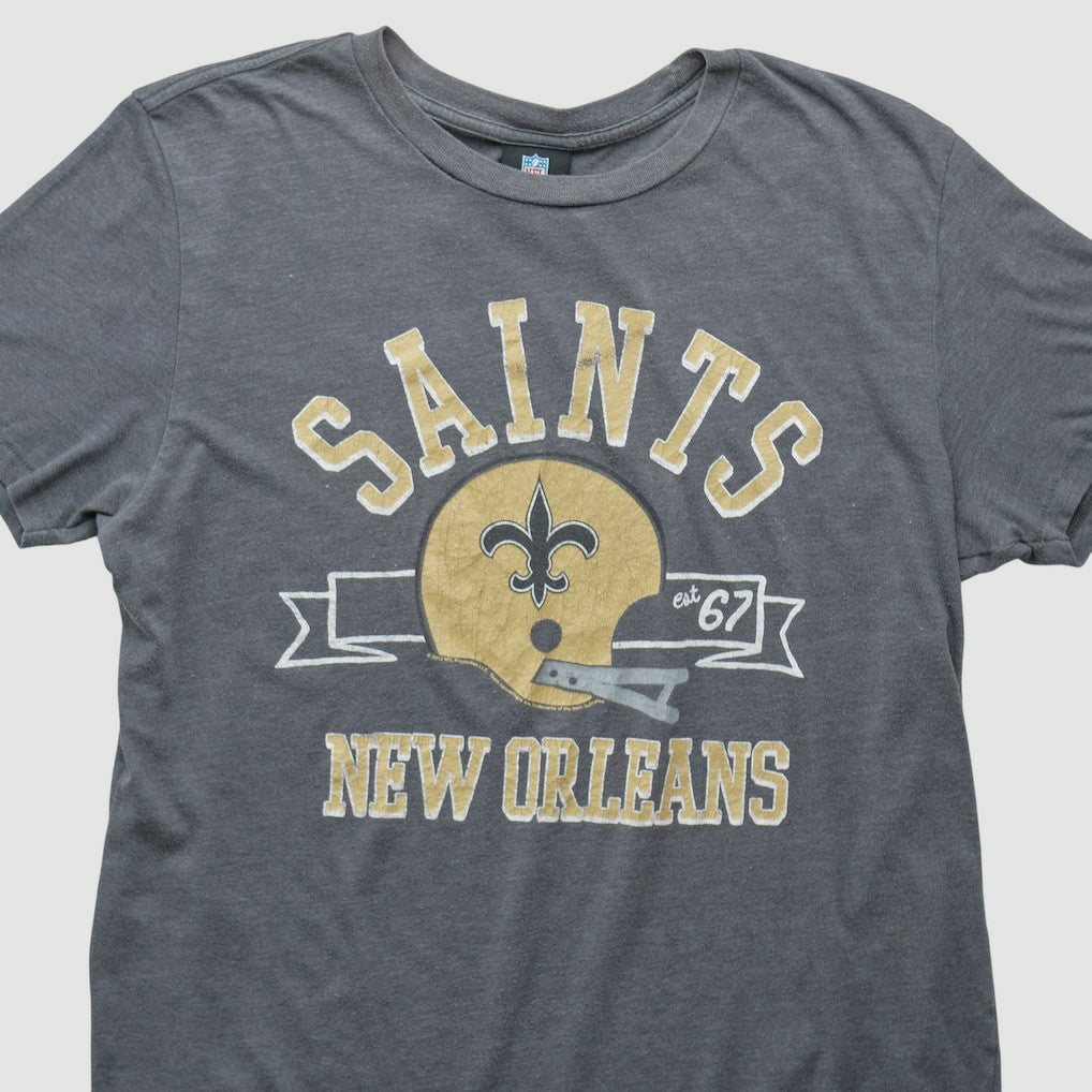 New Orleans Saints NFL 2010s T-shirt Gray Vintage - Fanatics