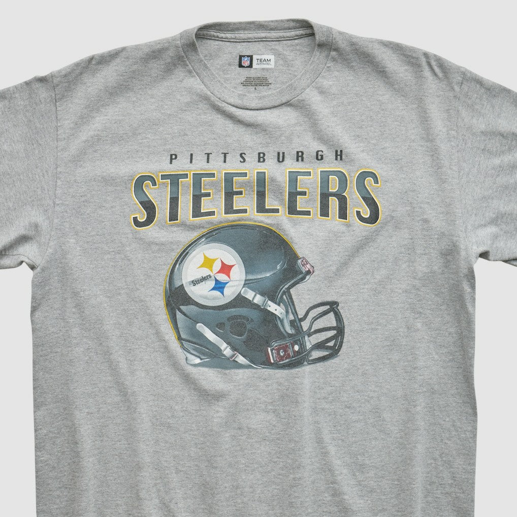 Pittsburgh Steelers NFL 2010s T-shirt Heather Gray Vintage - Fanatics