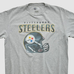 Pittsburgh Steelers NFL 2010s T-shirt Heather Gray Vintage - Fanatics