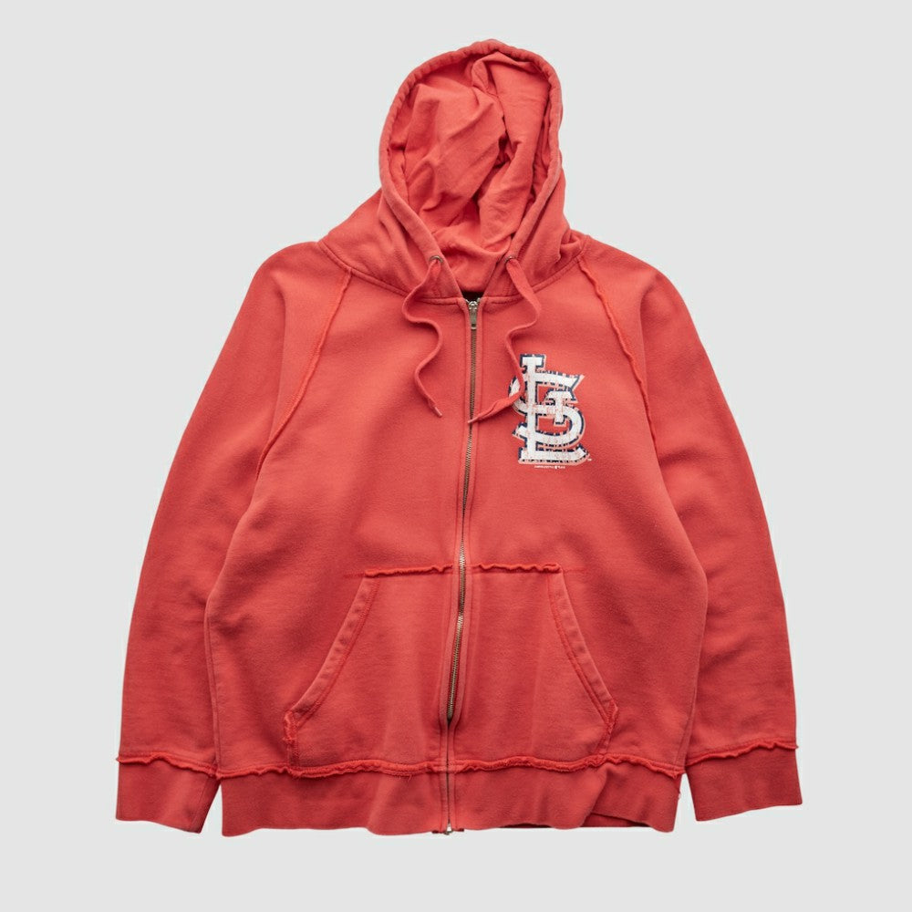 St. Louis Cardinals Genuine Merchandise 2000s Hooded Full Zip Sweatshirt On Sale