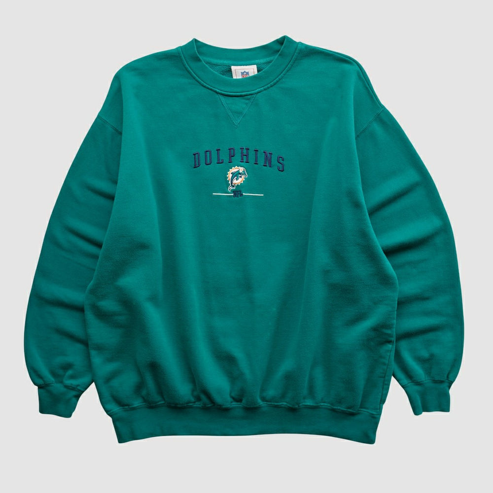 Miami Dolphins NFL 2000s Pullover Sweatshirt Teal Vintage - Fanatics
