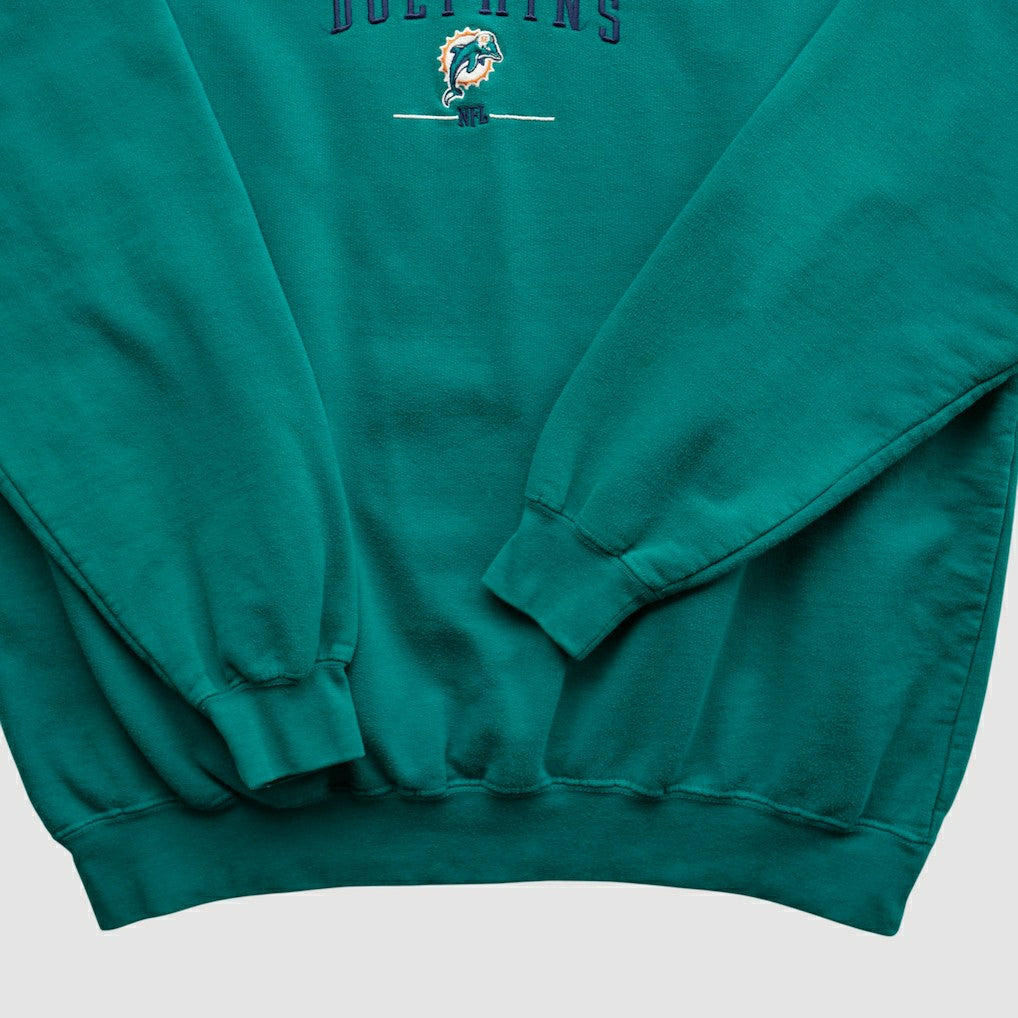 Miami Dolphins NFL 2000s Pullover Sweatshirt Teal Vintage - Fanatics